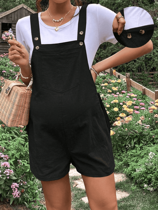 Outfit estivo casual per mamme con un tuta elasticizzata con canotta e shorts per ciclismo.